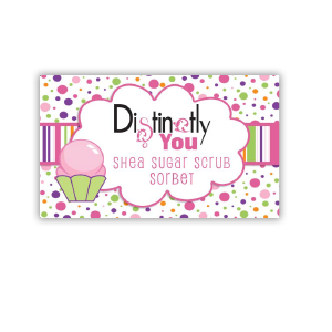 Distinctly-you-sugar-scrub-sorbet Distinctly you sugar scrub label