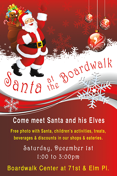 Santa at the Boardwalk flyer