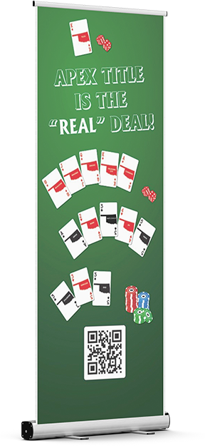 Apex Real Deal retractable banner
