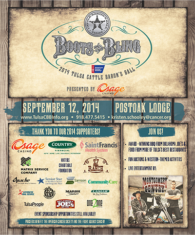 Cattle Barrons Ball Tulsa people ad